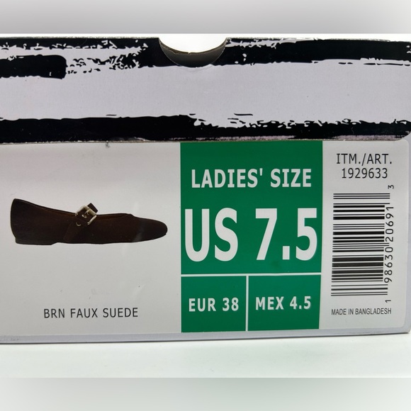Women’s Brown Mary Jane Flats DV by Dolce Vita Mauryce Size 7.5 New With Box - Picture 10 of 11